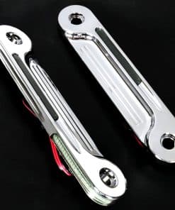 Señal de giro LED Chrome Aluminum Shallow Cut para