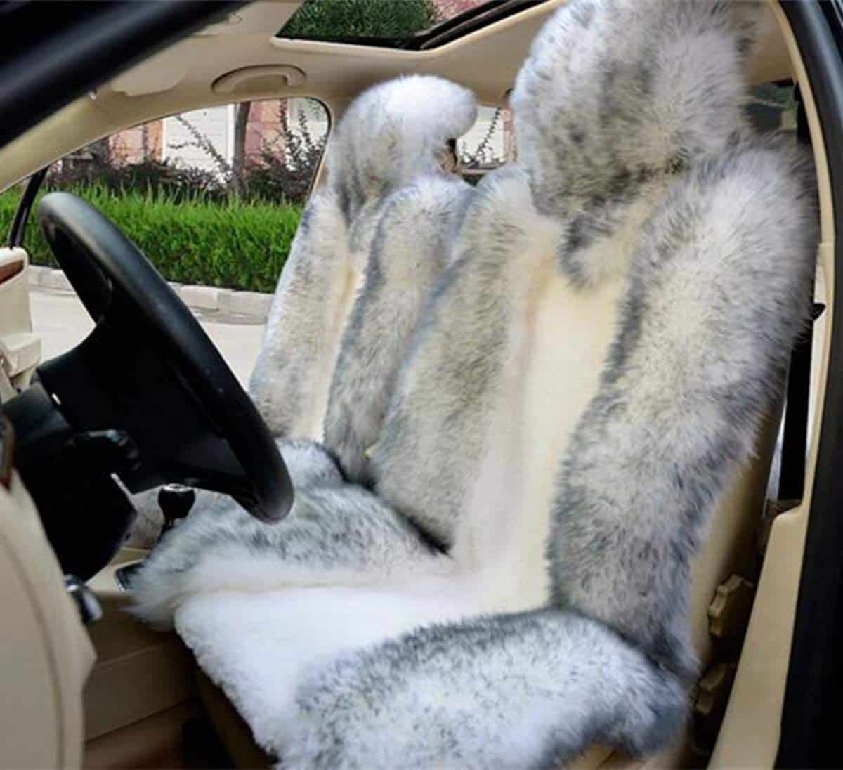 Cubierta de Asiento de Coche de Piel de Oveja Australia - Imagen 5