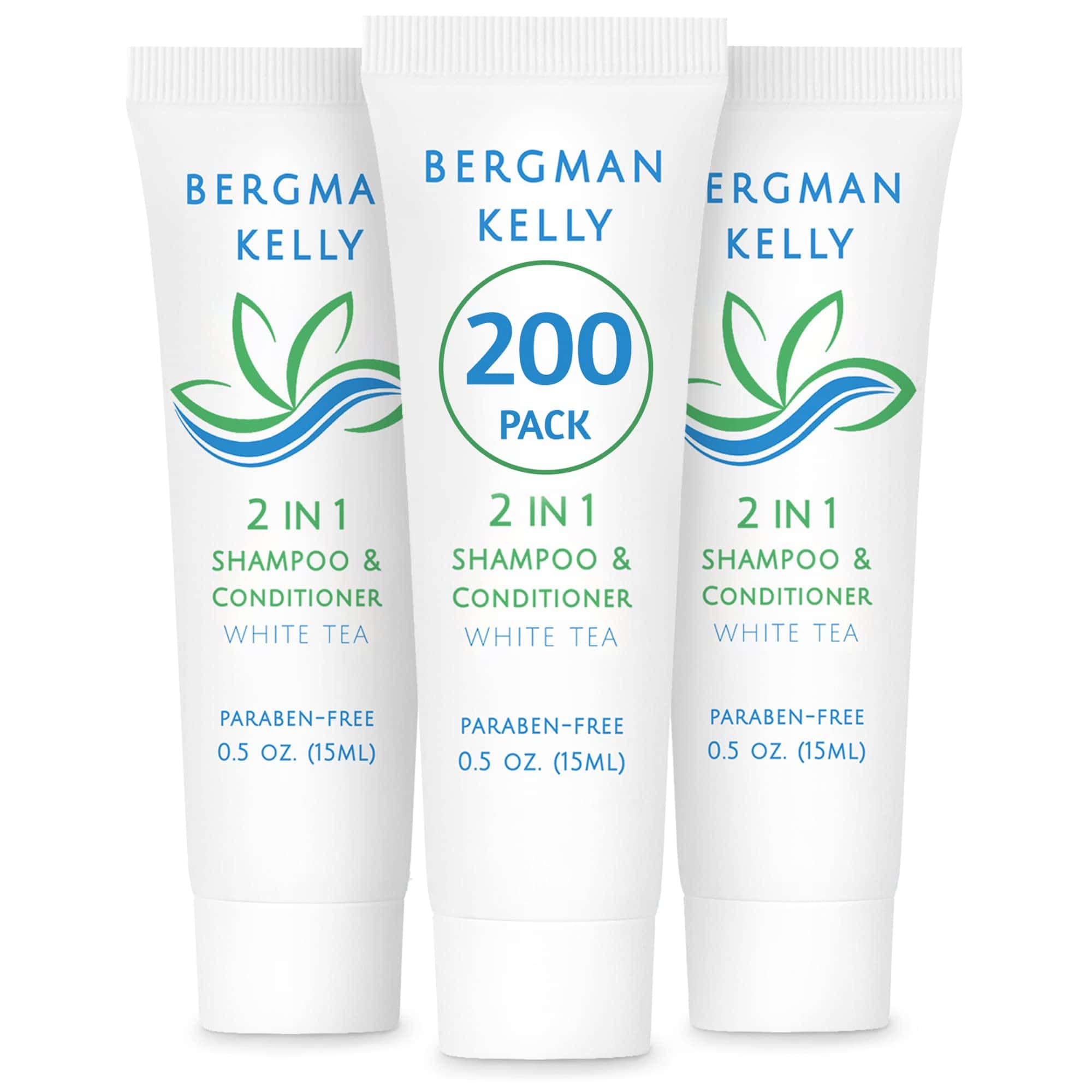 Shampoo y Acondicionador 2 en 1 Bergman Kelly - 0.5 fl oz,