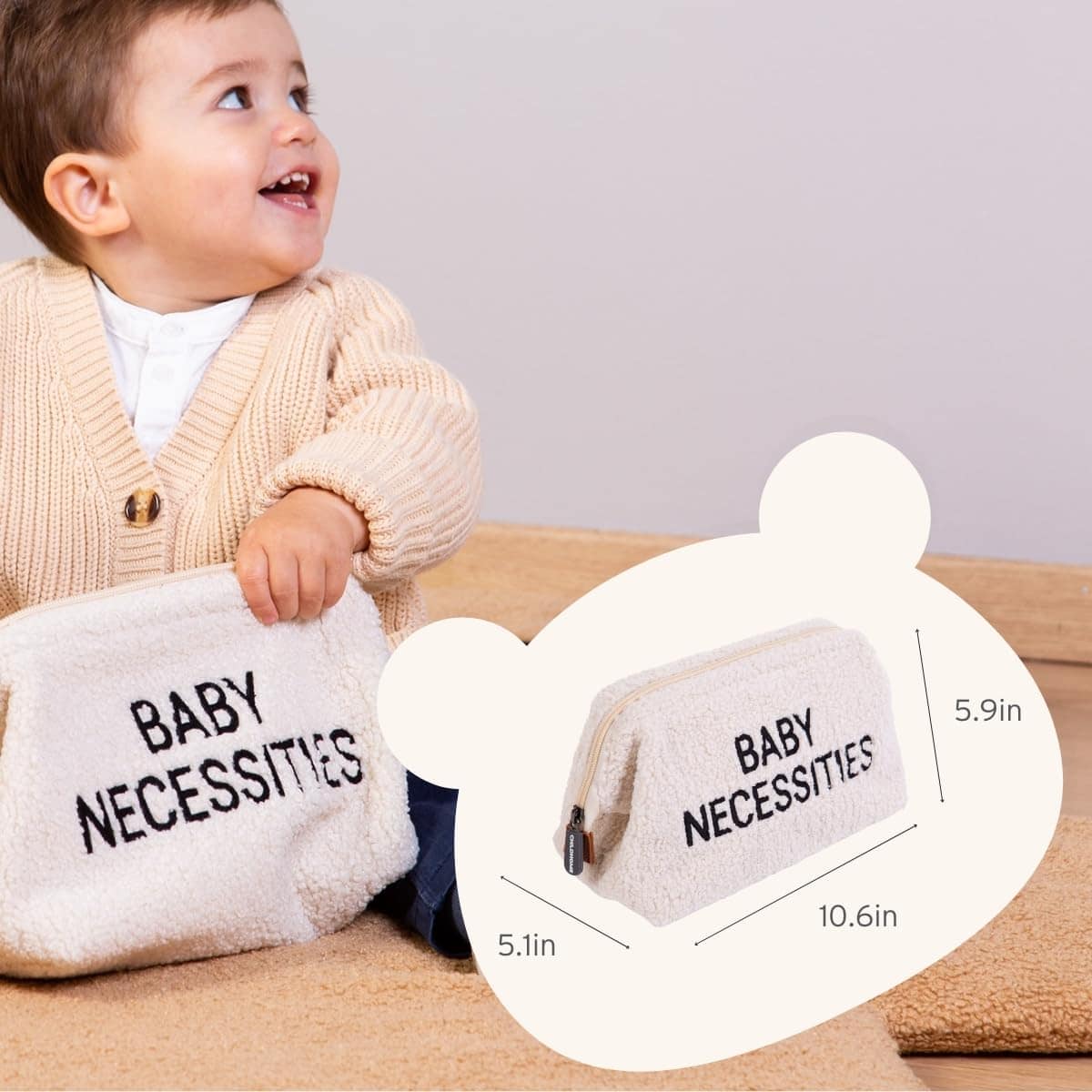 Bolso de aseo para bebé Childhome, Bolso de viaje con - Imagen 8