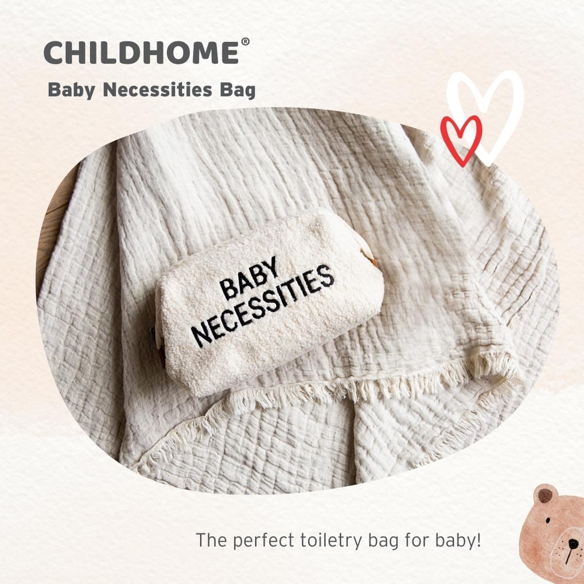 Bolso de aseo para bebé Childhome, Bolso de viaje con - Imagen 4