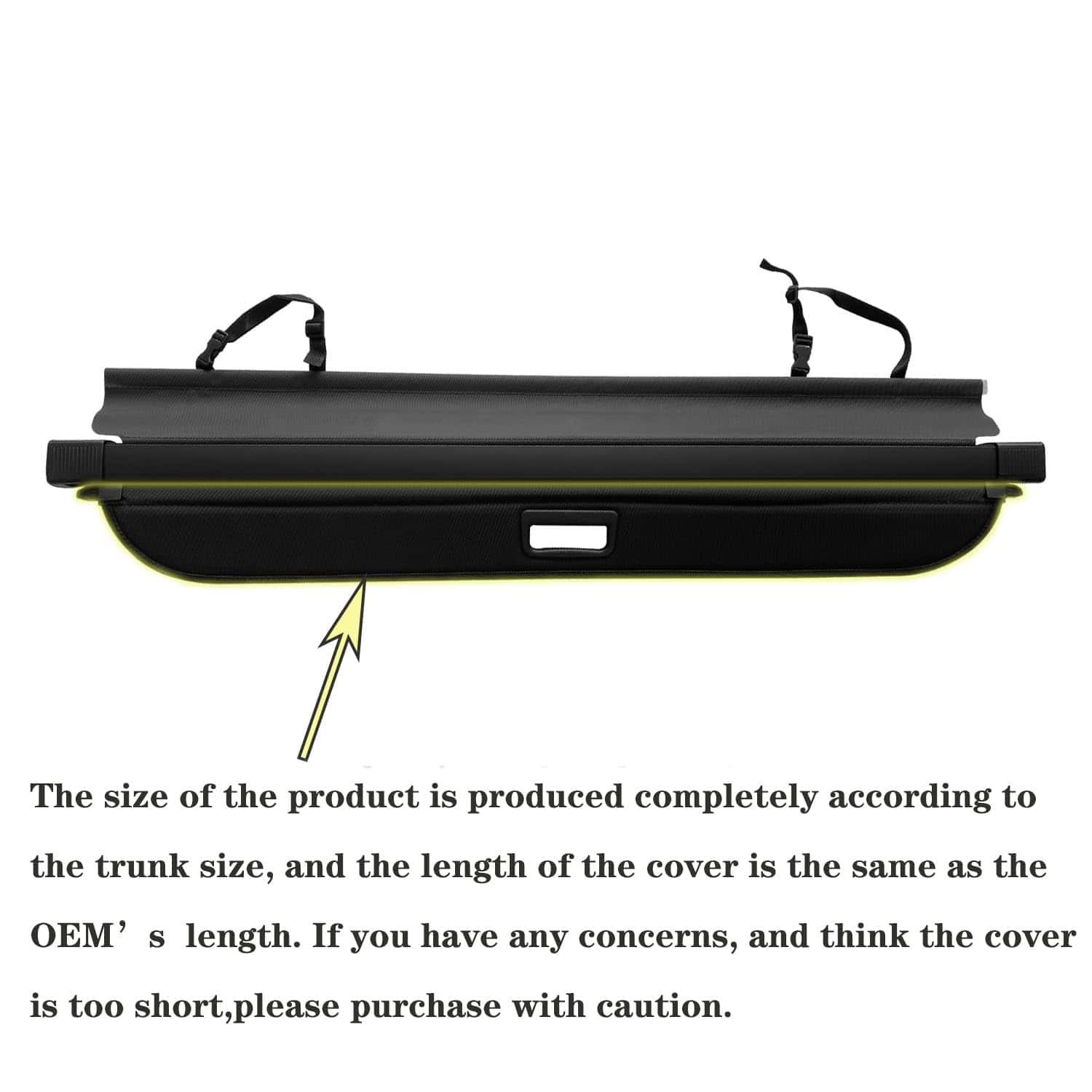 Cubierta retráctil para maletero trasero compatible con - Imagen 10