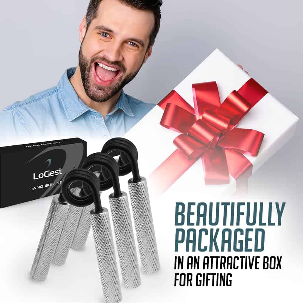 Juego de Agarres de Mano de Metal Logest, 100LB-200LB 3 - Imagen 9