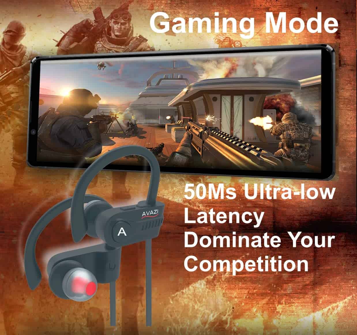 Audífonos inalámbricos AVAZI Bluetooth 5.1, Deportivos IPX7 - Imagen 7