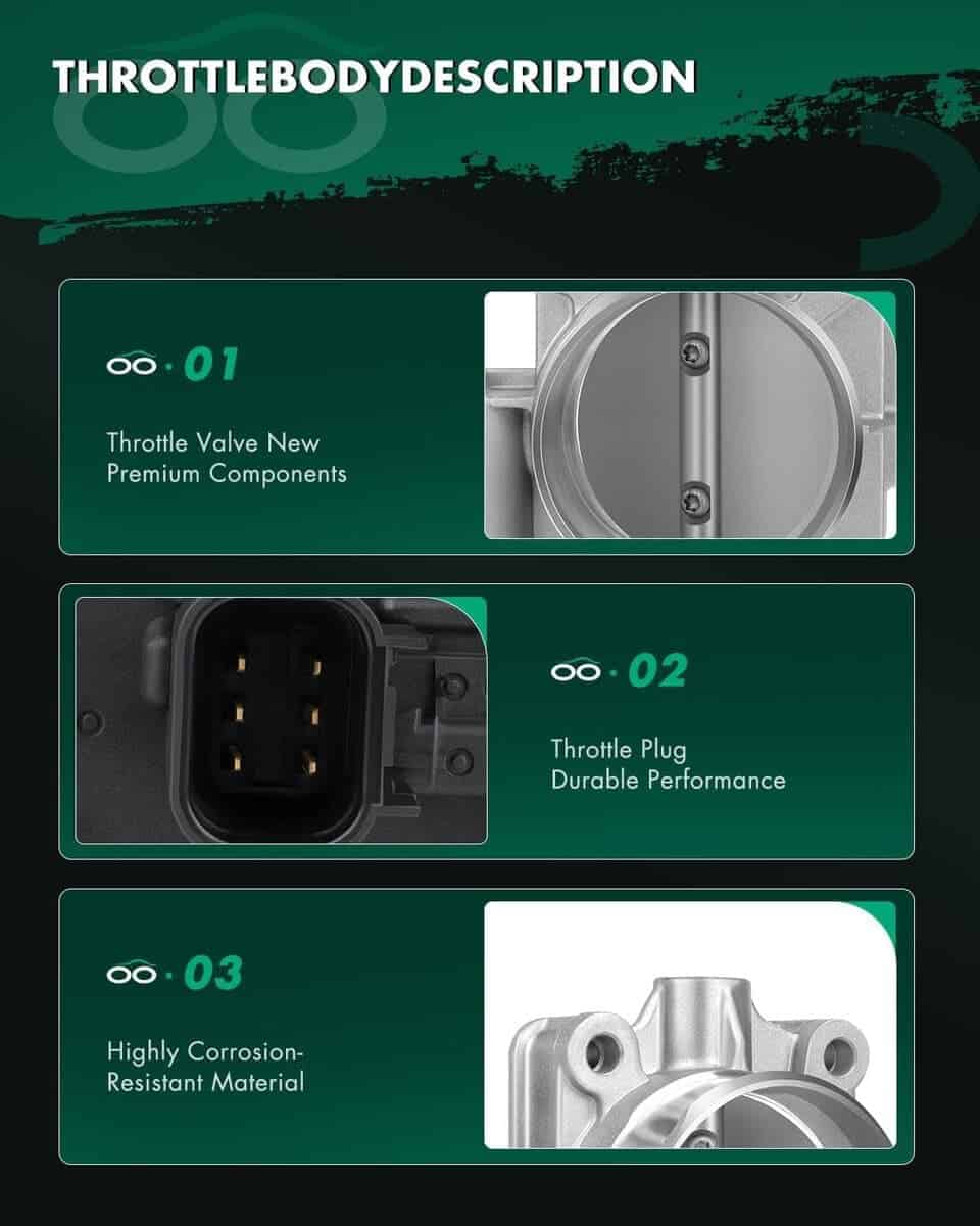 SCITOO Cuerpo de Aceleración Compatible para Chevrolet - Imagen 6
