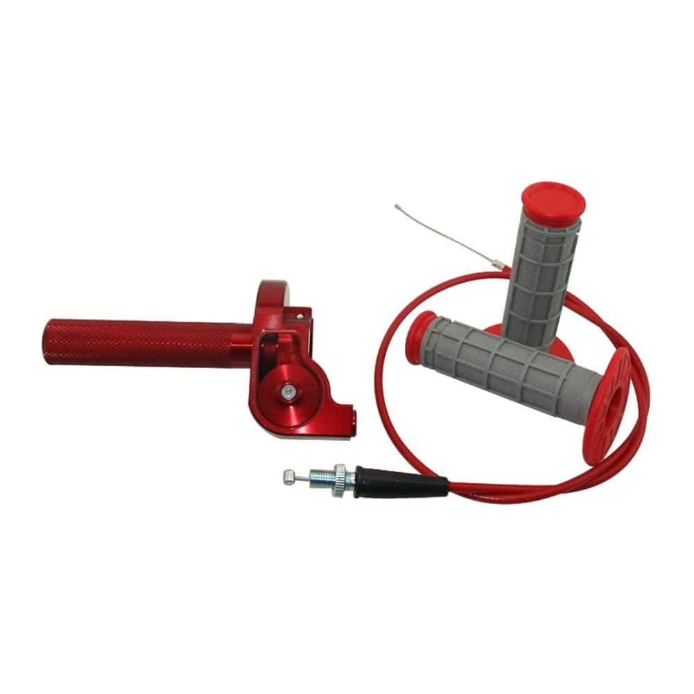 Ensamblaje de Cable de Acelerador de Aluminio CNC Rojo con - Imagen 7