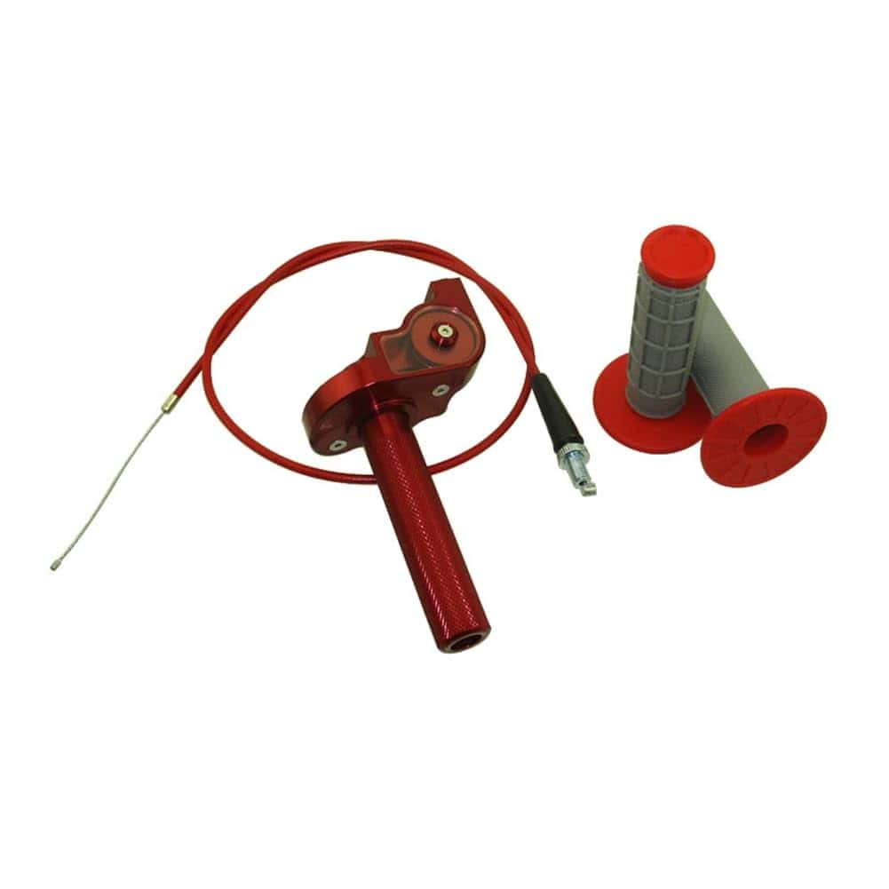 Ensamblaje de Cable de Acelerador de Aluminio CNC Rojo con - Imagen 8