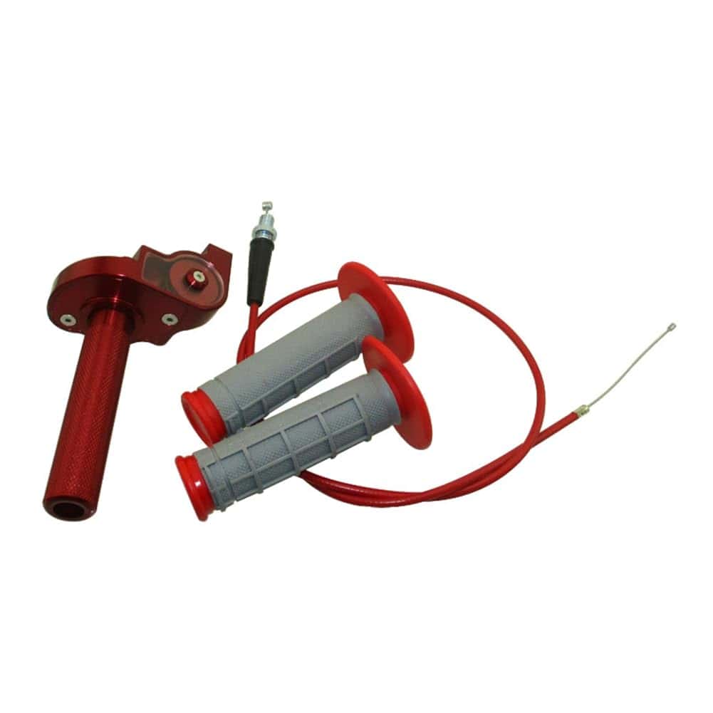 Ensamblaje de Cable de Acelerador de Aluminio CNC Rojo con - Imagen 4