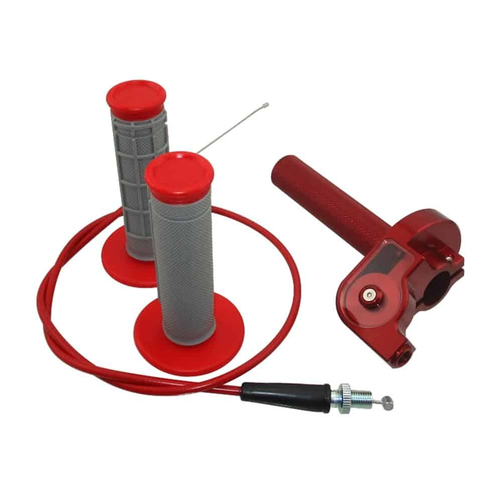 Ensamblaje de Cable de Acelerador de Aluminio CNC Rojo con - Imagen 5