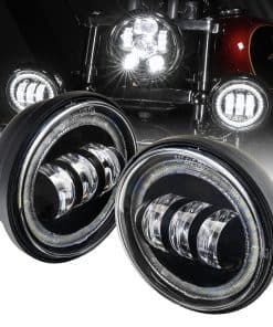 TRUE MODS 2pc 4.5" Osram LED Harley Fog -tra Glide