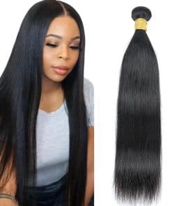 Misoun Cabello Humano Virgen Recto Brasileño no Procesado