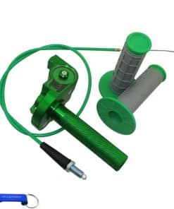 TC-Motor Set de Manillar de Acelerador Giratorio CNC Verde