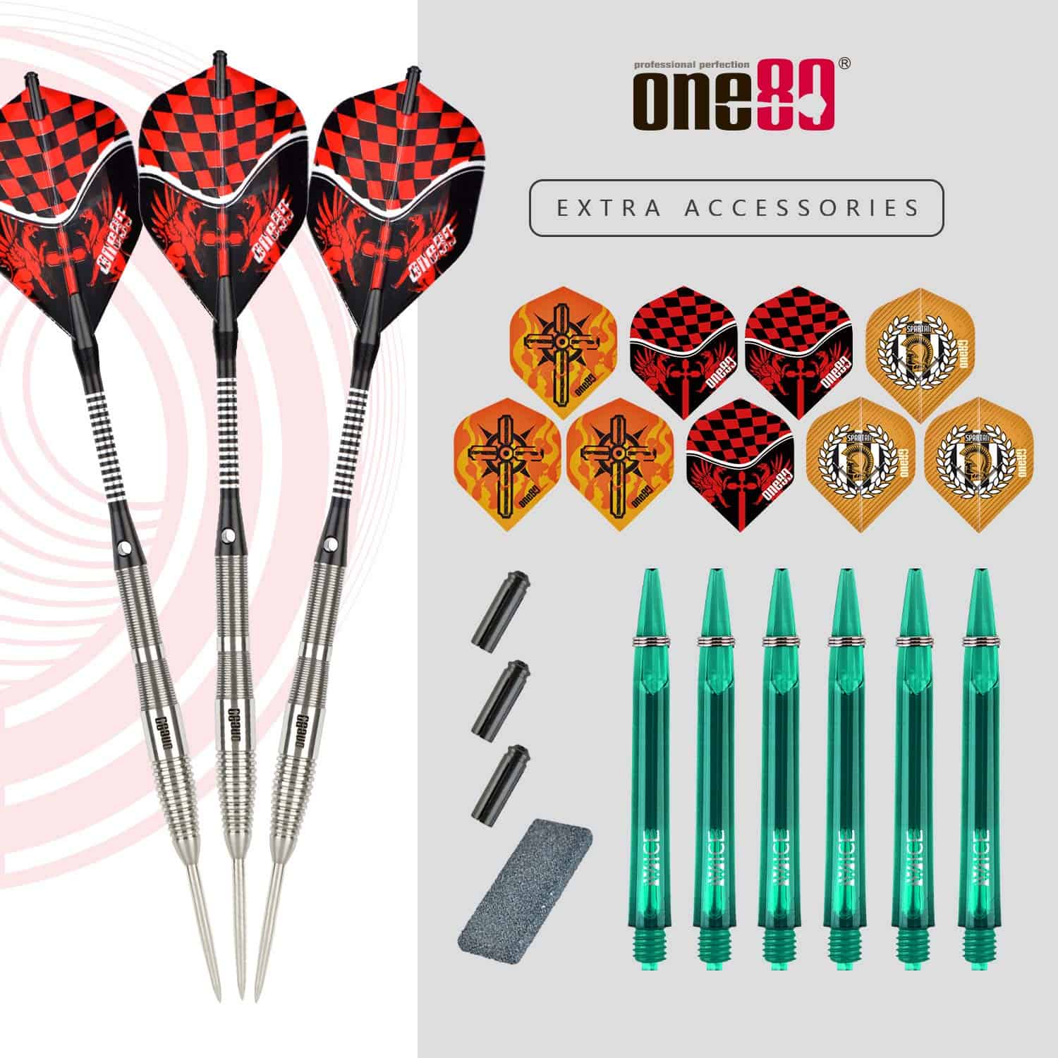 ONE80 90% Tungsteno Punta de Acero Dardo VHD - Estilo de - Imagen 7