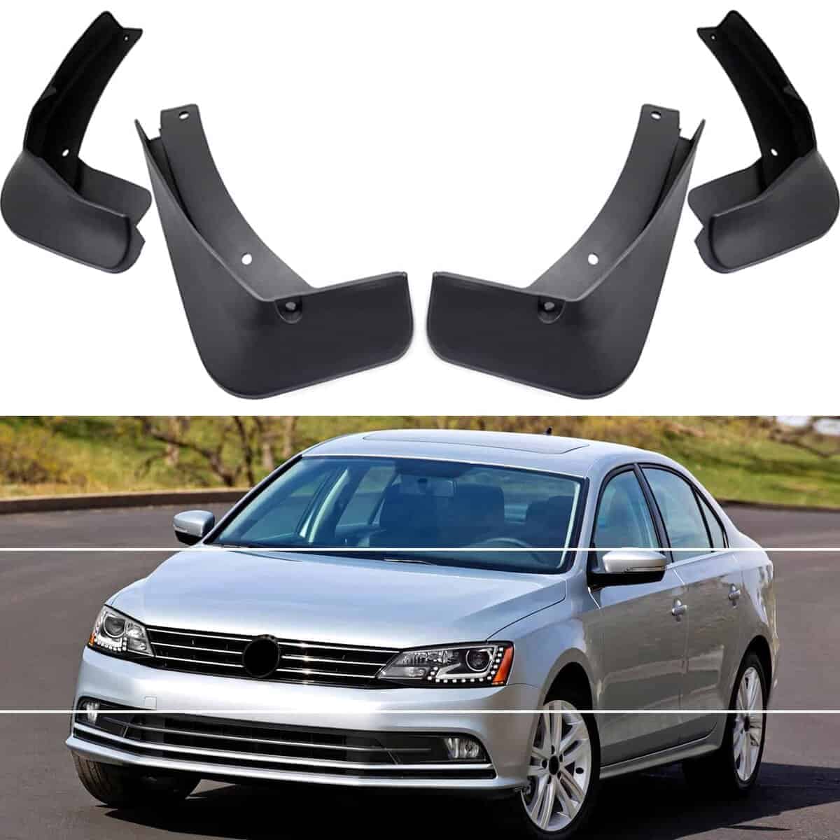 MOERTIFEI Juego de guardabarros para automóvil compatible