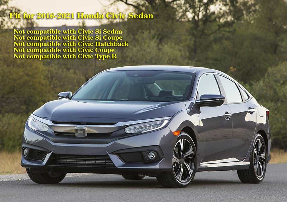 Juego de guardabarros para coche MOERTIFEI -Black - Imagen 3