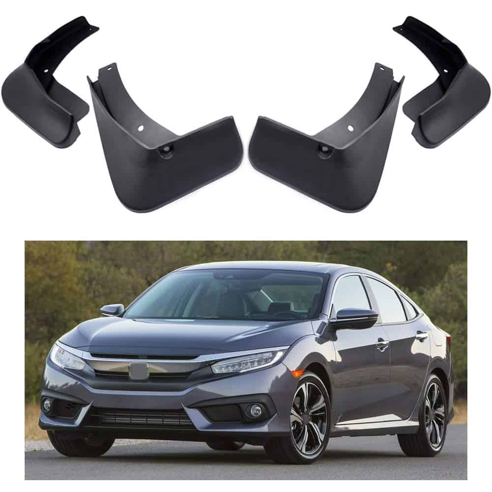 Juego de guardabarros para coche MOERTIFEI -Black