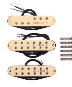 Set de 3 Alnico V Single-Coil-Sized Humbuckers para