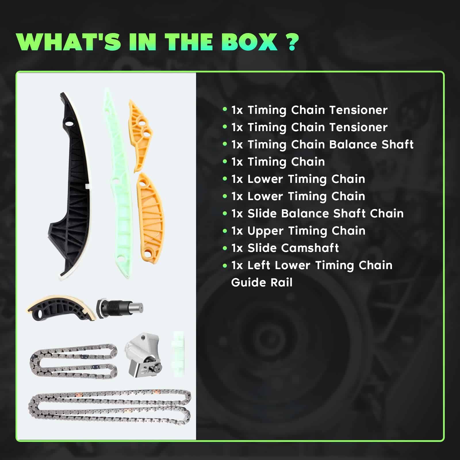 Kit de Cadena de Tiempo SCITOO adecuado para Audi A3 para - Imagen 3