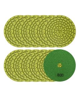 SHDIATOOL 4" Almohadillas de Pulido de Diamante para