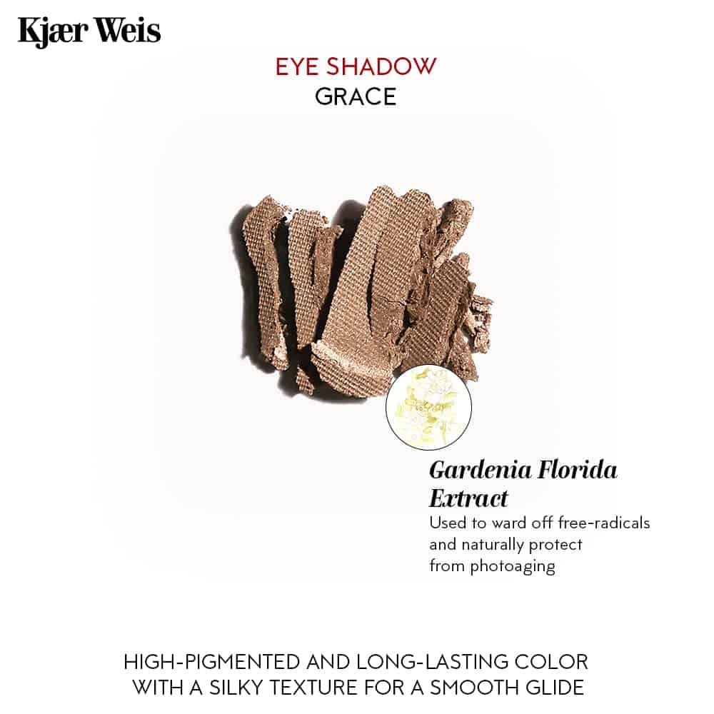 Sombra de ojos en polvo Kjaer Weis. Sombra de ojos marrón - Imagen 4