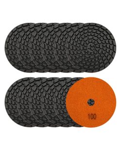 SHDIATOOL 4-Inch Diamond Polishing Pads for Concrete, 100