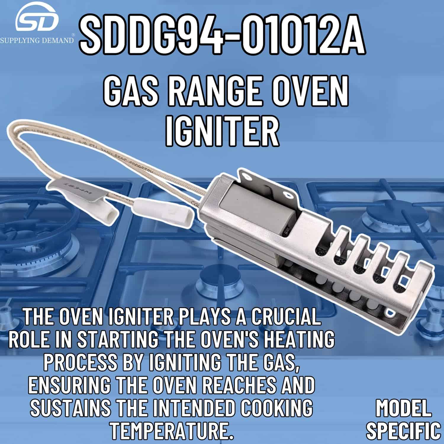 Supplying Demand DG94-01012A 4011538 Ignitor de Horno de - Imagen 4