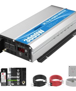 Inversor de corriente 3000 vatios Onda sinusoidal