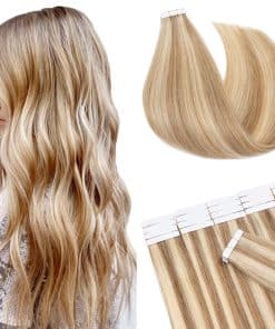Extensiones de Cabello con Cinta SEGO 100% Real Remy de 16