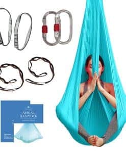 Hamaca y Columpio de Yoga Aéreo Aum -Azul Cielo