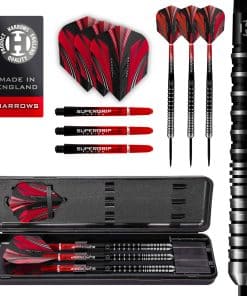 Conjunto de dardos de punta de acero Harrows Predator 90%