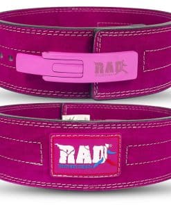 Cinturón de levantamiento de pesas con -Rosa