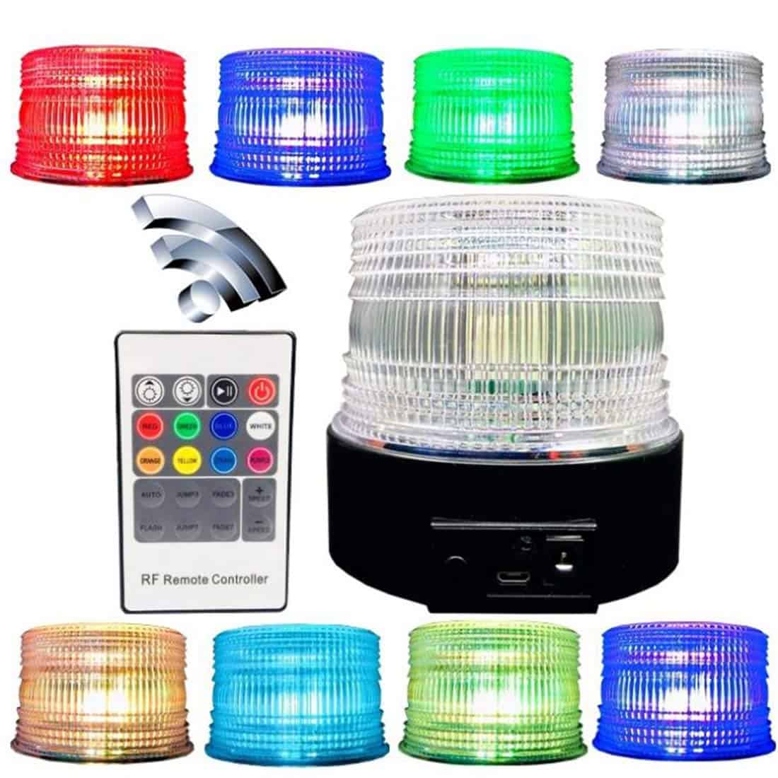 TOPKU Luz Estroboscópica LED de Batería, Luz de Advertencia