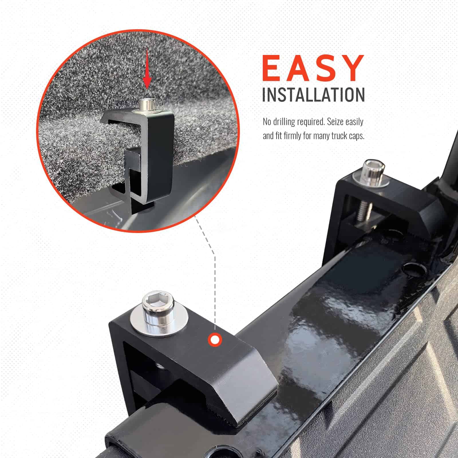 AA-Rack P-AC(4)-09 Set de 4 Abrazaderas de Aluminio para - Imagen 6