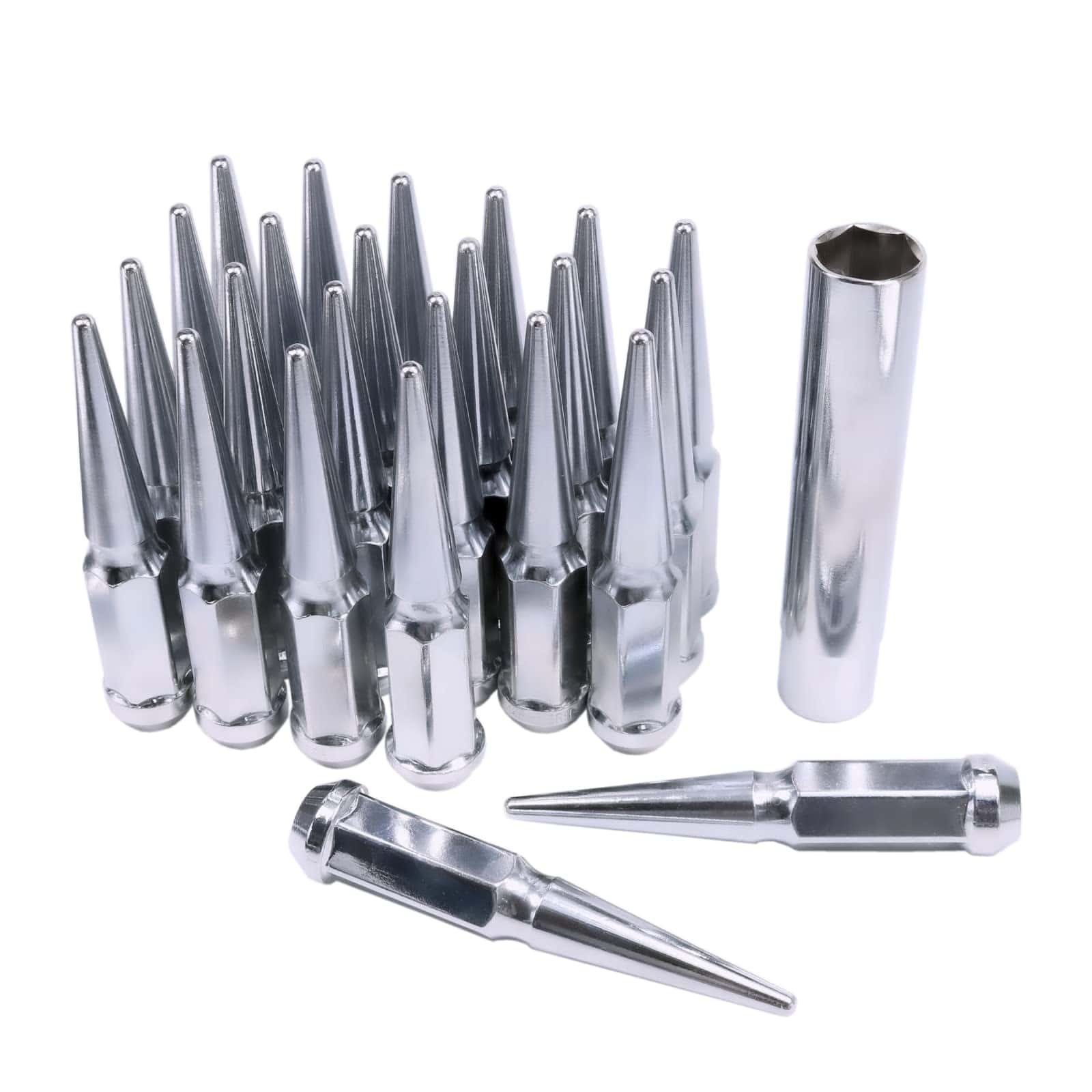 CARMOCAR 24 PCS Tuerca Espiga 14x1.5 para Chevy Silverado