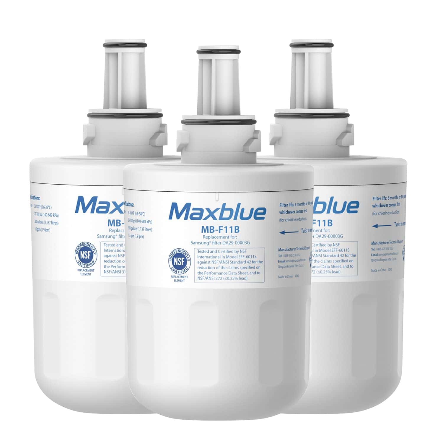 Filtro de agua para refrigerador Maxblue DA29-00003G,