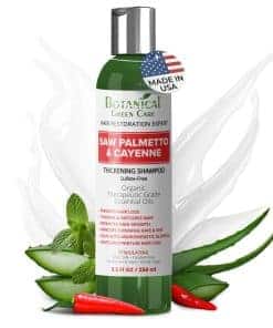 Shampoo de Saw Palmetto y Cayena, Shampoo espesante para
