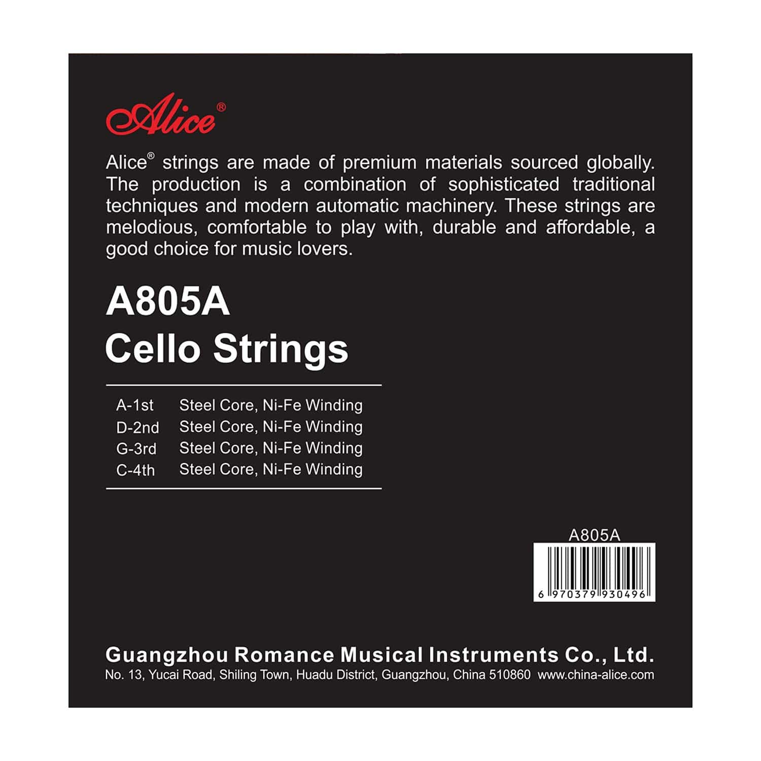 Set de cuerdas para violonchelo 4/4 - Juego de cuerdas para - Imagen 8