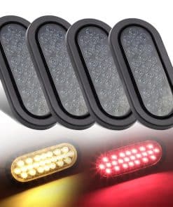 [Pack de 4] Luces de marcador ovaladas LedVillage de 6