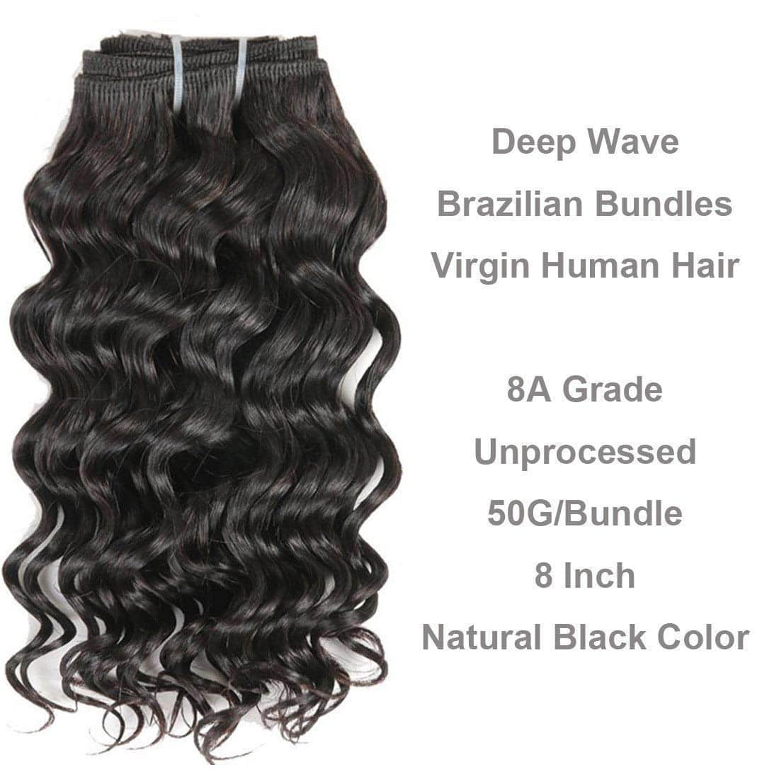 FASHION LINE Paquetes de Cabello Humano Brasileño Ondulado - Imagen 4