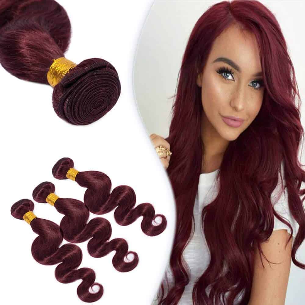 Extensiones de Cabello Virgen Peruano Ondulado #99J