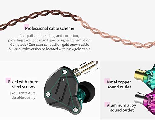 Audífonos internos intraurales KZ ZSN Dynamic Hybrid Dual - Imagen 7