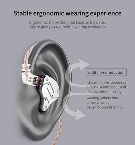 Audífonos internos intraurales KZ ZSN Dynamic Hybrid Dual - Imagen 8