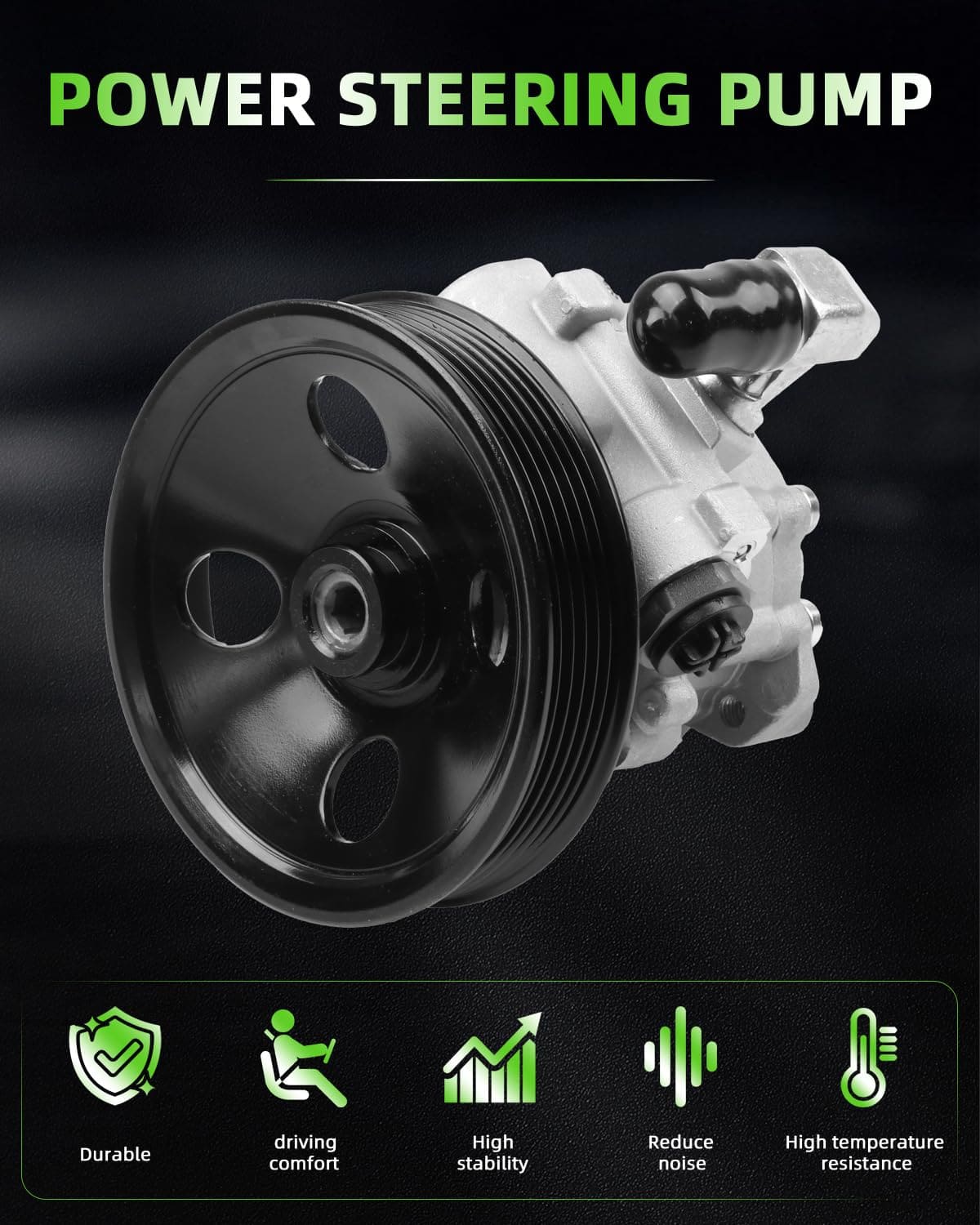 Bombas de Dirección Asistida SCITOO, con Polea, Compatible - Imagen 3