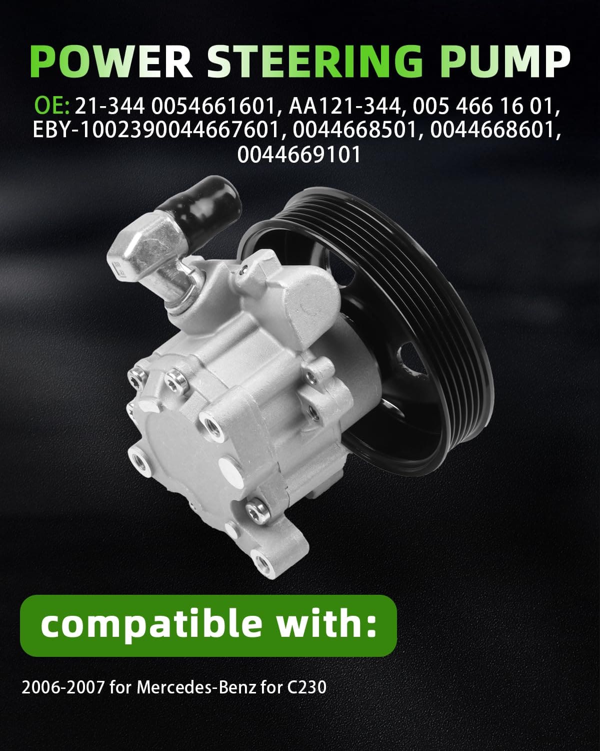 Bombas de Dirección Asistida SCITOO, con Polea, Compatible - Imagen 7