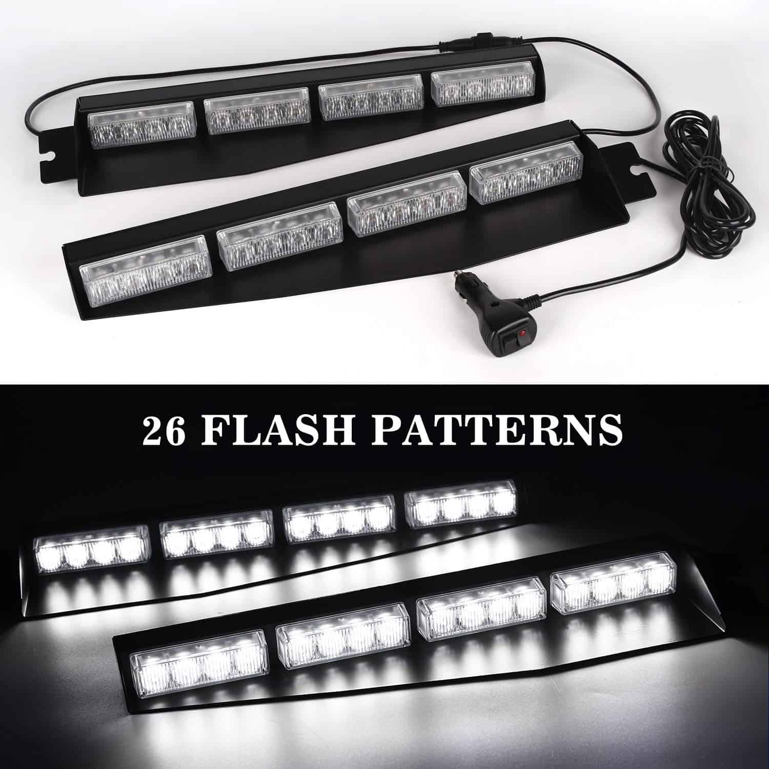 ASPL 32LED Luces de Visera 26 Patrones de Destellos - Imagen 3