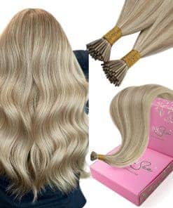 YoungSee Extensiones de Cabello Humano Itip Rubias