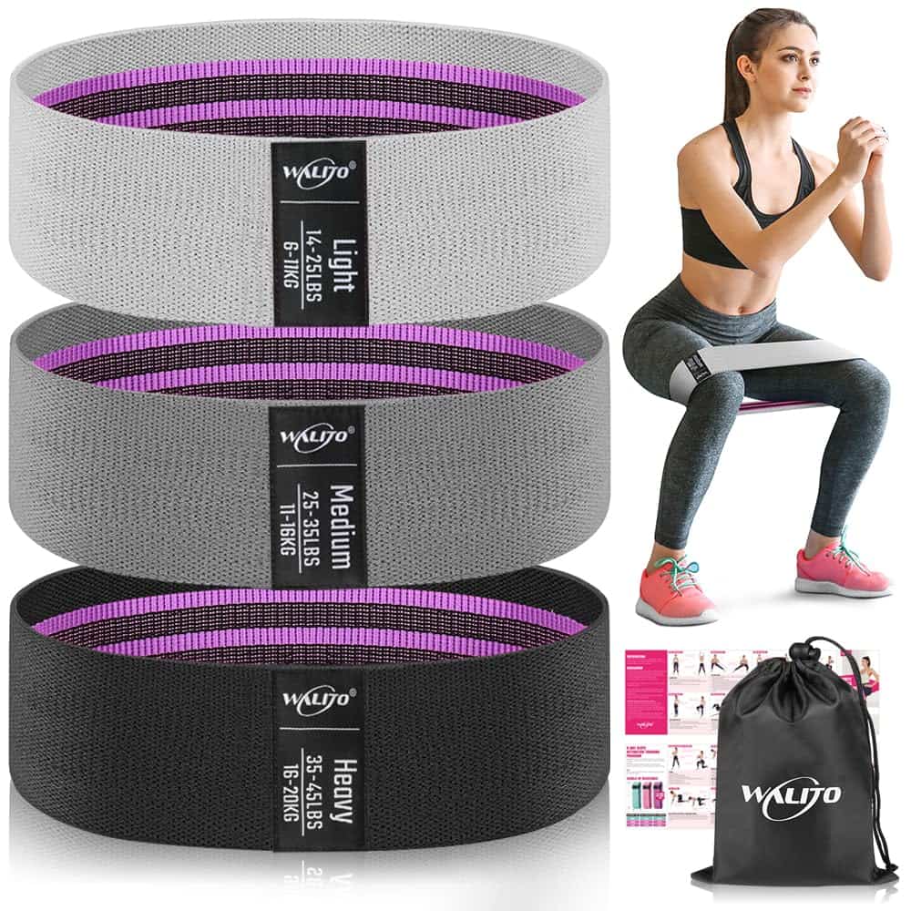 Bandas de Resistencia WALITO para Piernas y -Negro