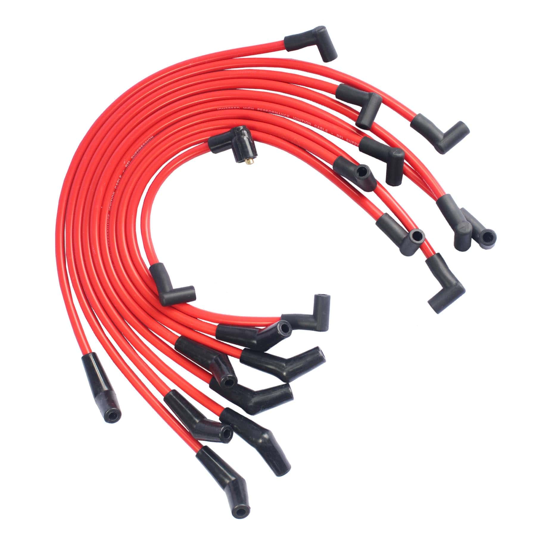 JDMSPEED Nuevo Juego de Cables de Bujías de Carreras Rojos - Imagen 8