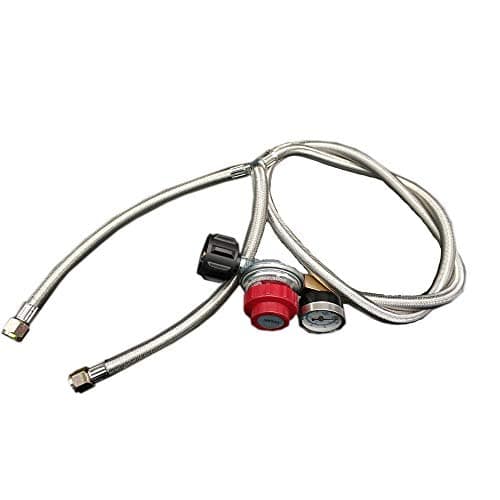 Regulador Ajustable MENSI 30 PSI con Manguera Divisora de