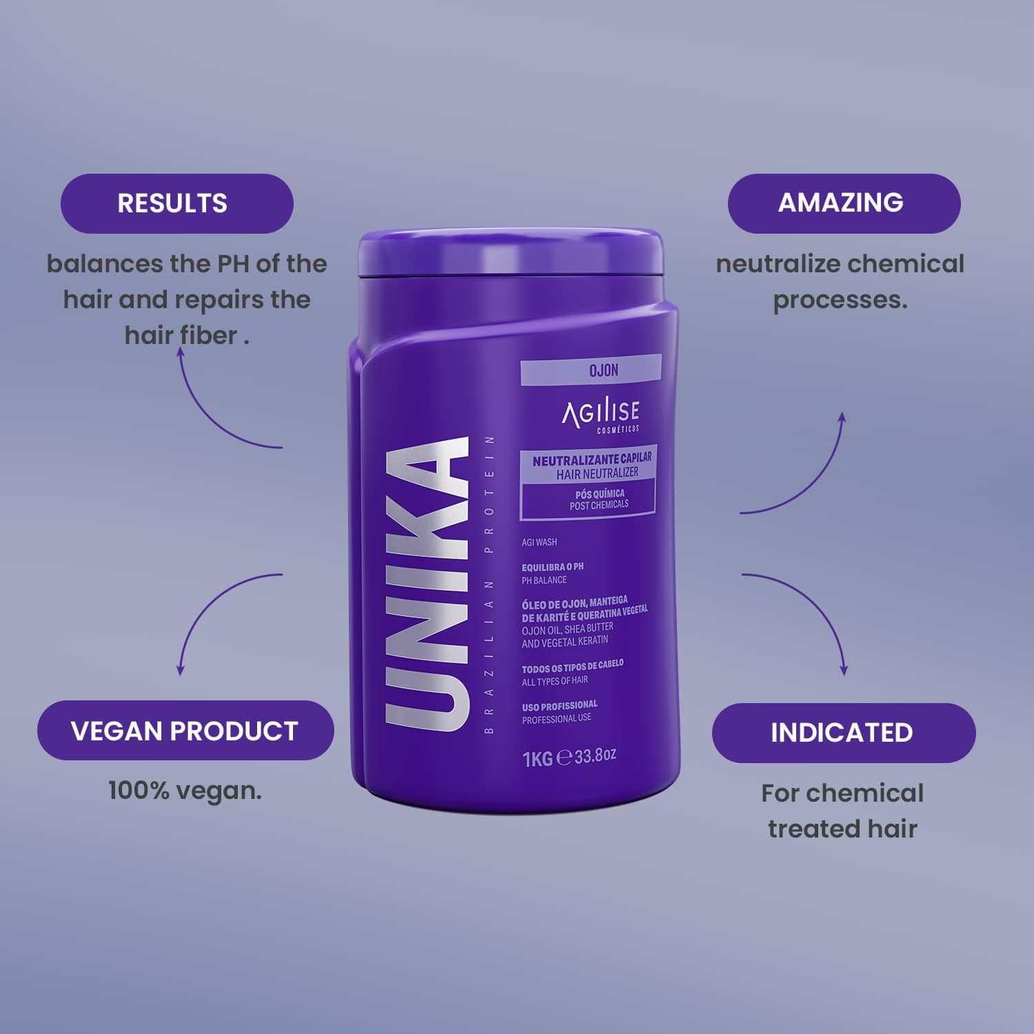 Mascarilla Neutralizante para el Cabello dañado agilise - Imagen 5